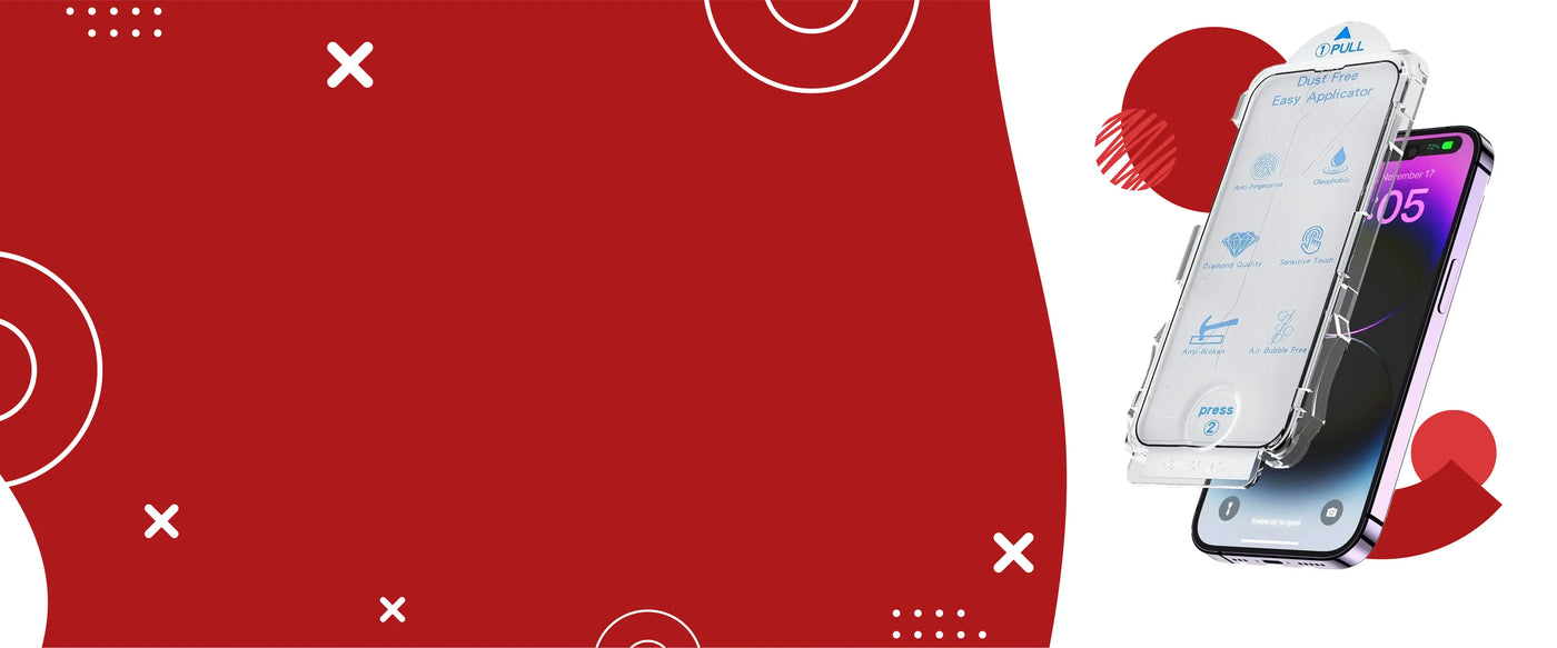 Premium Displayschutzfolie 9H mit Installationsvorrichtung in Klar oder Anti-Spy