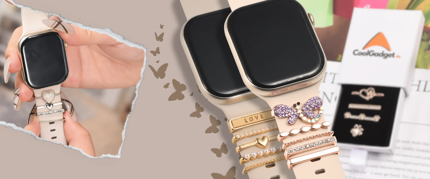 Smartwatch Schmuck und Charms – dekorative Accessoires für Smartwatch Armbänder