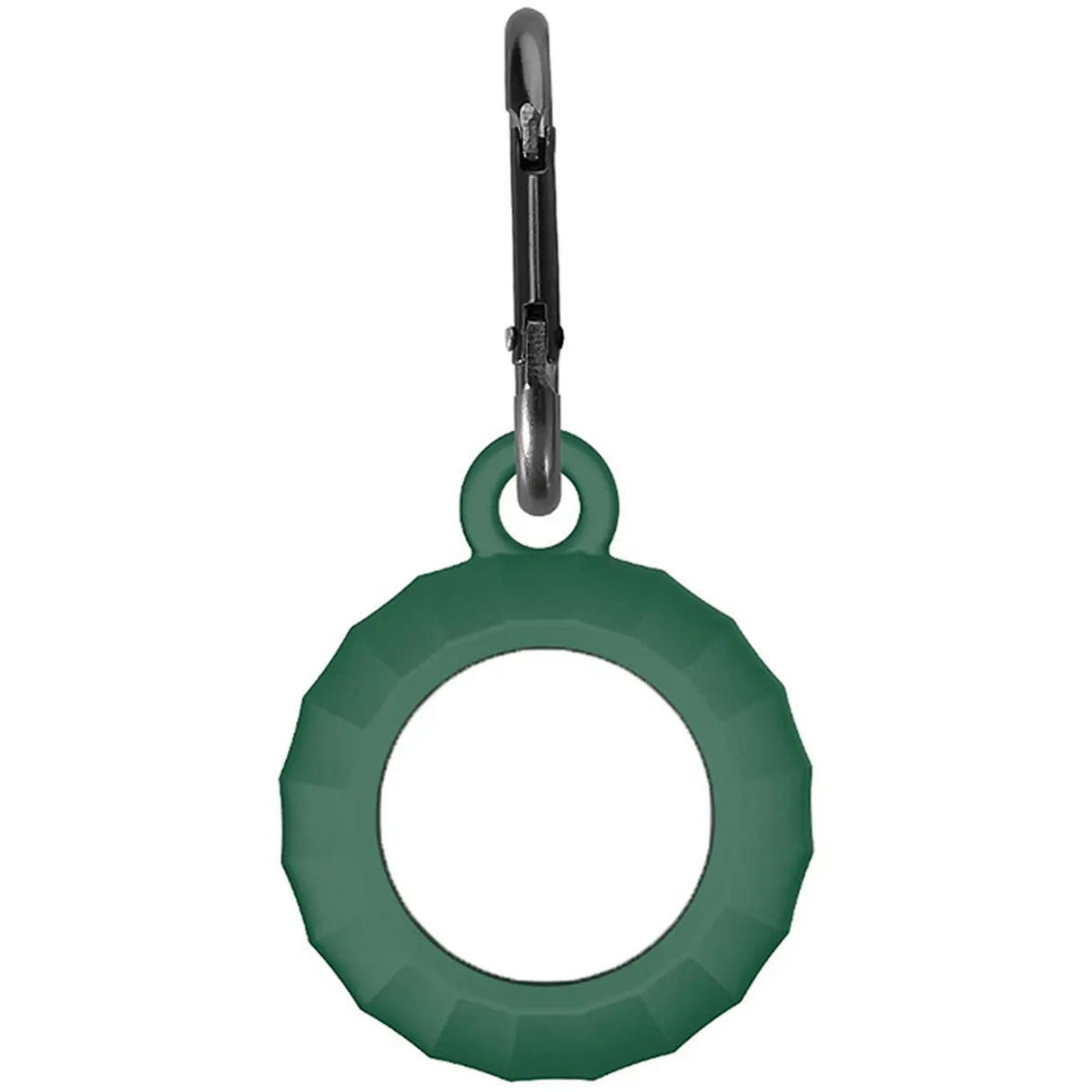 Silikon-Tag-Case mit Öse und Karabinerhaken – Schutz für deinen Air Tag.