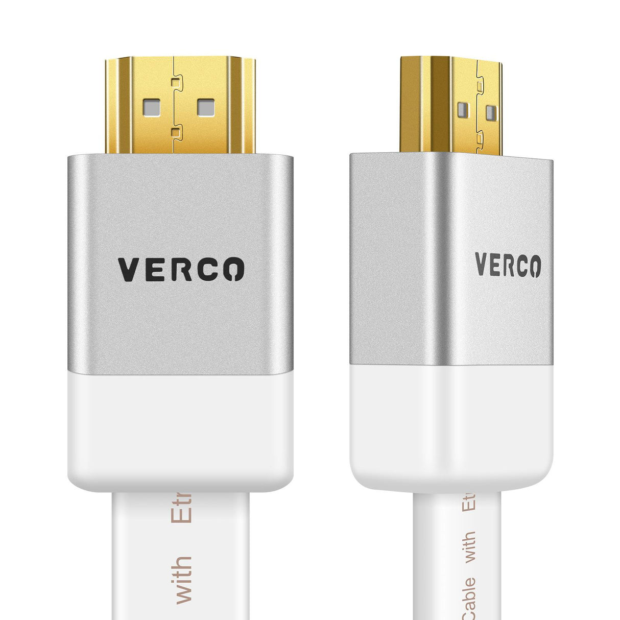 HDMI Flach Kabel - HD-Flat-100B - 5M - Weiss