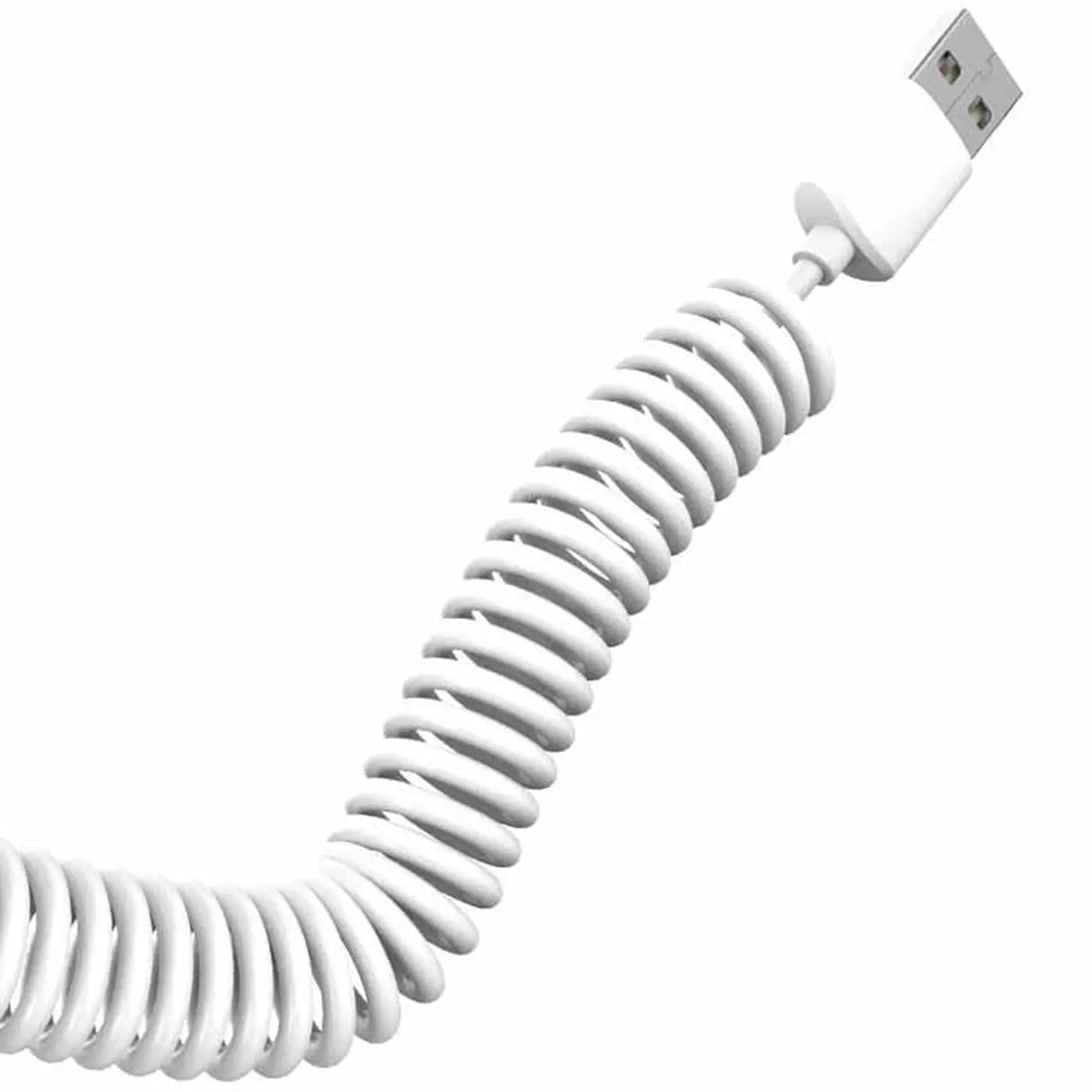 Dudao KFZ Ladegerät R7 Weiß mit abnehmbarem 3in1 Ladekabel