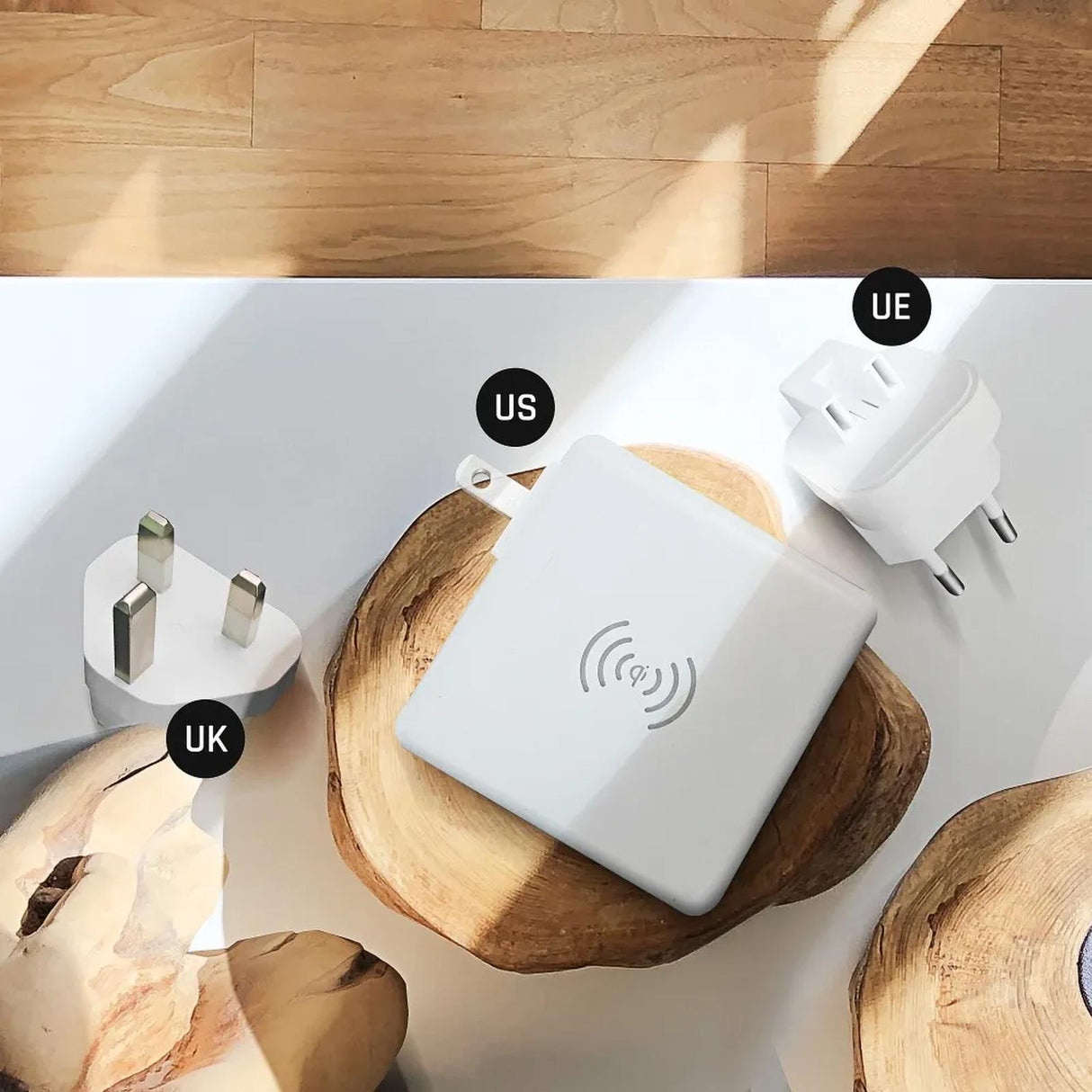 Forcell 4in1 Travel Set 15W - Weiss