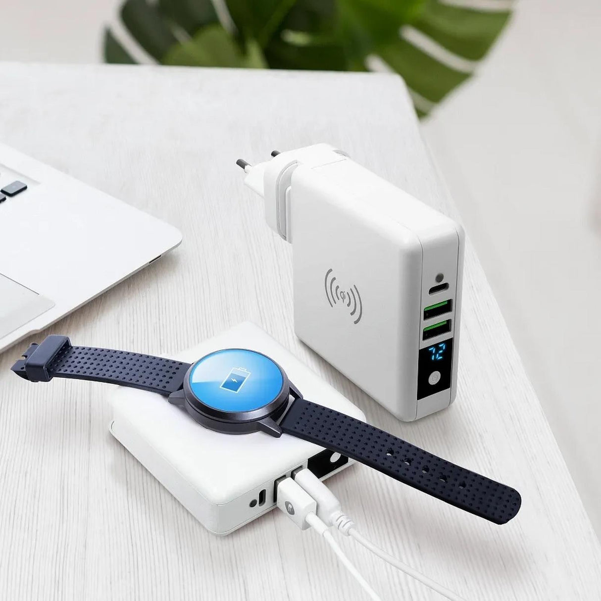 Forcell 4in1 Travel Set 15W - Weiss