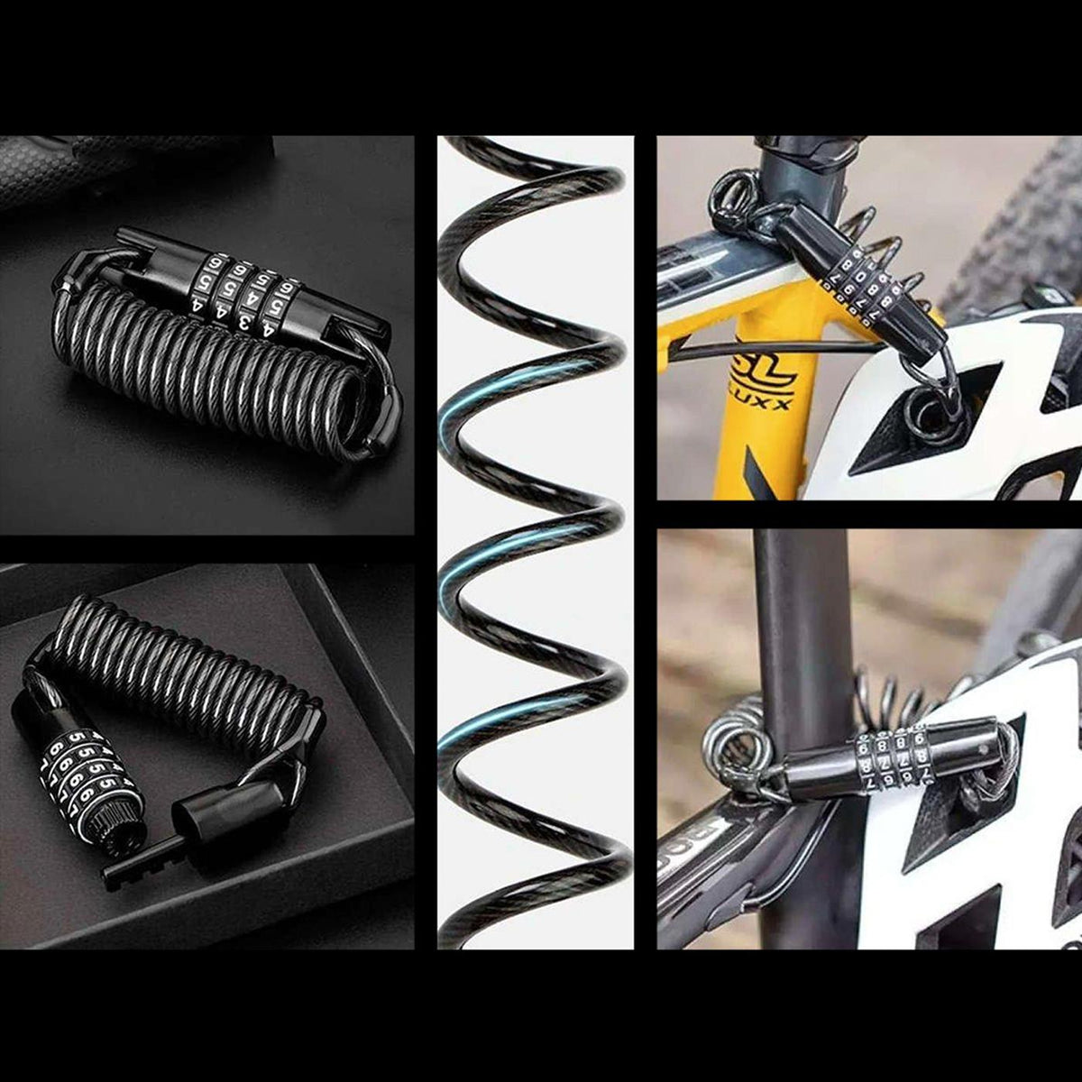 Rockbros Fahrradschloss T609 – 1,5 m Kabelschloss Default Title