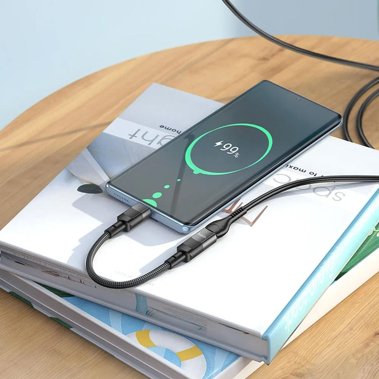 Hoco U107 USB-C auf Lightning Adapter- Schwarz