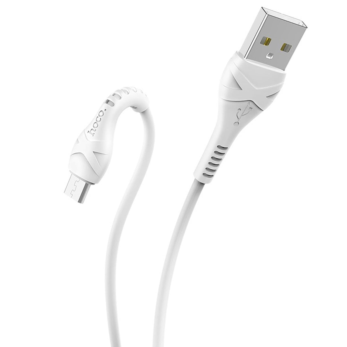 Netz-Ladegerät Hoco - N4 microUSB - Weiss