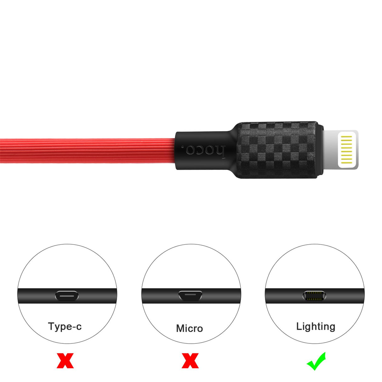 Hoco USB Kabel - X29 Lightning - 1M