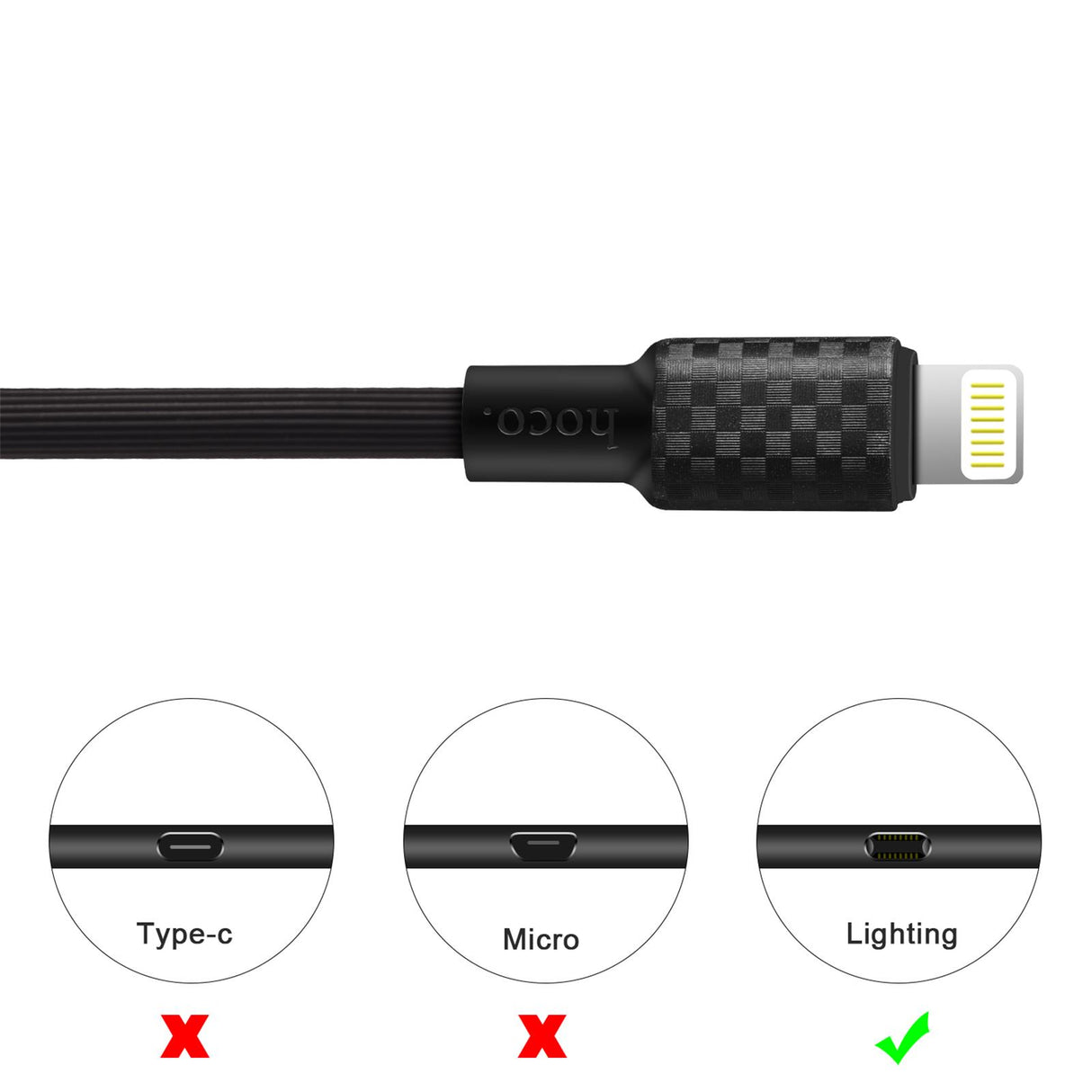 Hoco USB Kabel - X29 Lightning - 1M