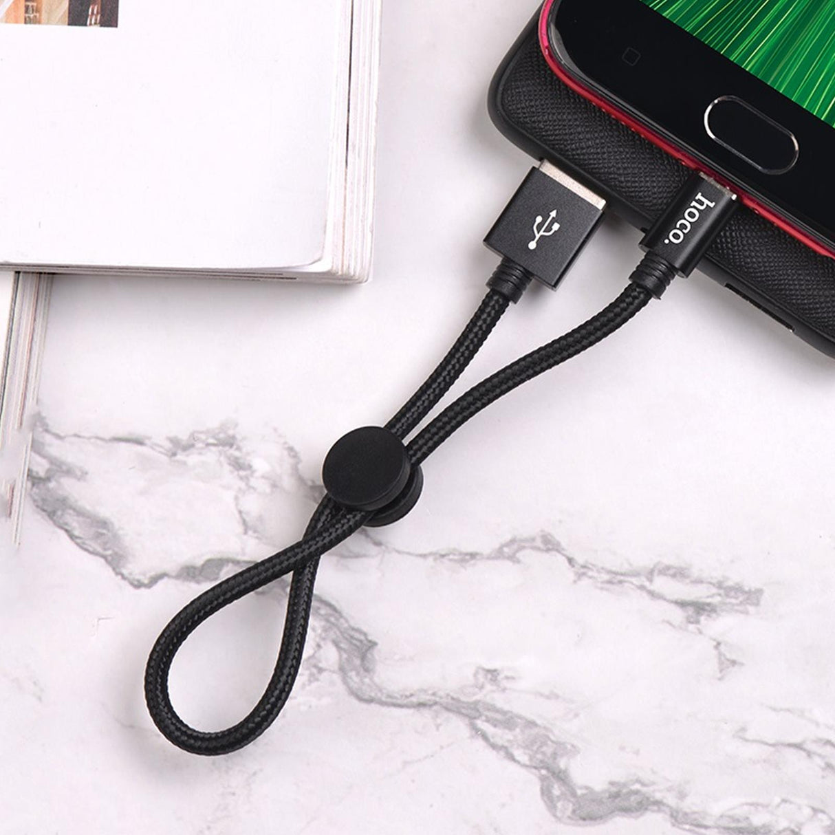 Hoco USB Kabel - X35 microUSB - Schwarz