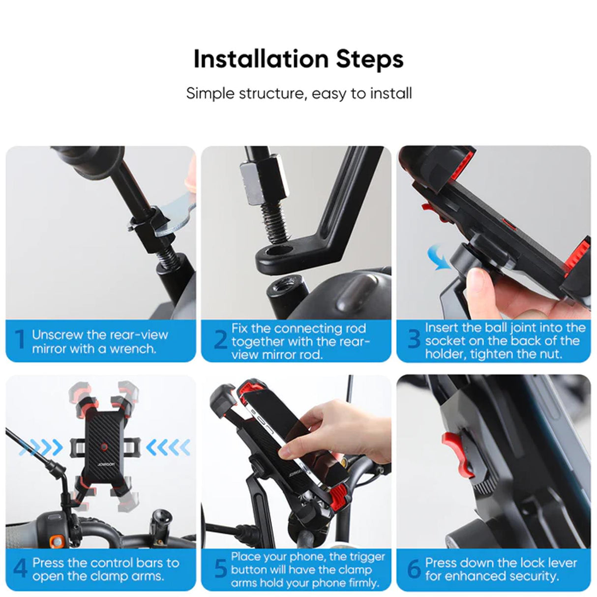 Halterung Universal Spiegel - JOYROOM - JR-ZS288