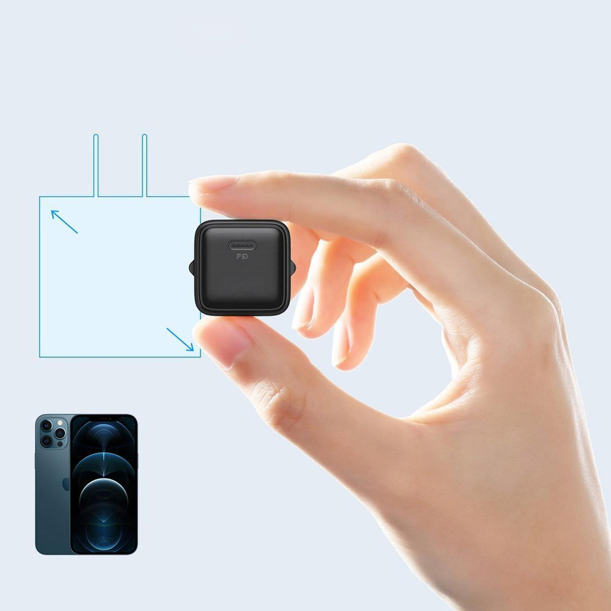 Netz-Ladegerät Joyroom - L-P202 - Schwarz