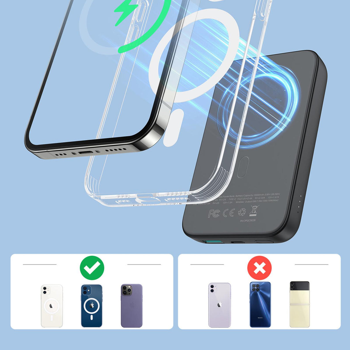 Powerbank - Joyroom - MagSafe JR-W020 - 10000 mAh