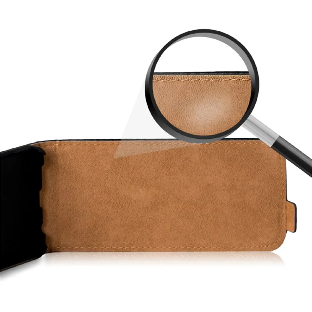 Huawei P30 Flip Klapphülle in Schwarz mit Kartenfächern