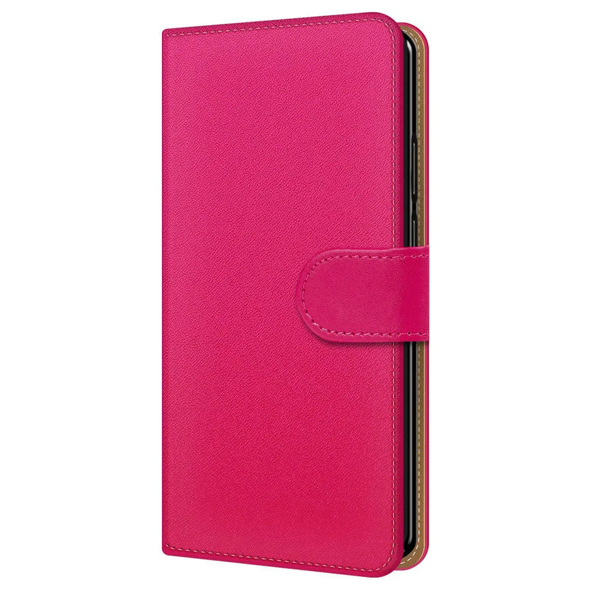 iPhone 12 / 12 Pro Klapphülle in Pink mit Kartenfächern und Schutz
