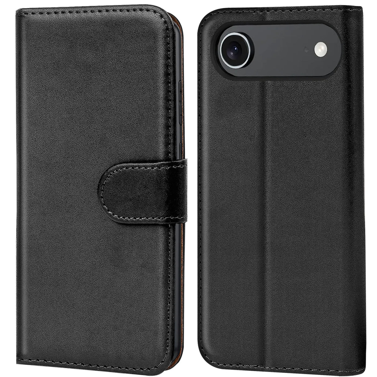 Apple iPhone 17 Air Klapphülle in Schwarz mit Kartenfächern und Schutz