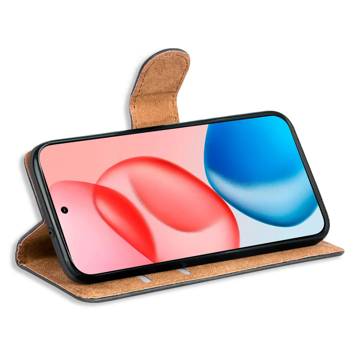 Honor 400 Klapphülle in Schwarz mit Kartenfächern und Schutz