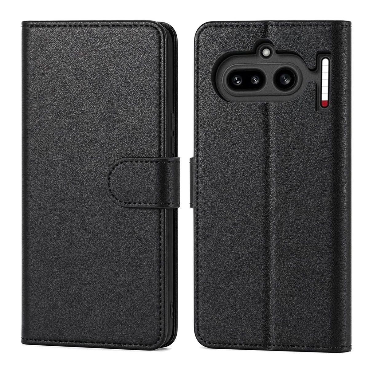 Nothing Phone 4a - Klapphülle mit Kartenfächern Schwarz