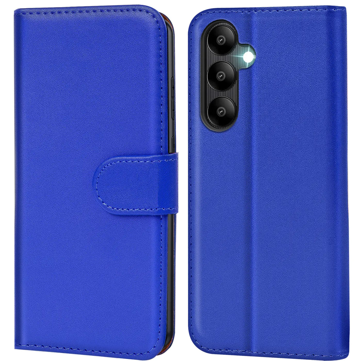 Samsung Galaxy A25 5G Klapphülle in Blau mit Kartenfächern und Schutz