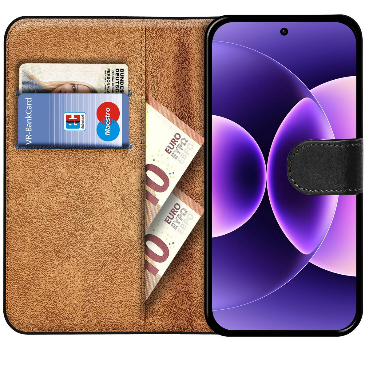 Xiaomi 17 - Klapphülle mit Kartenfächern