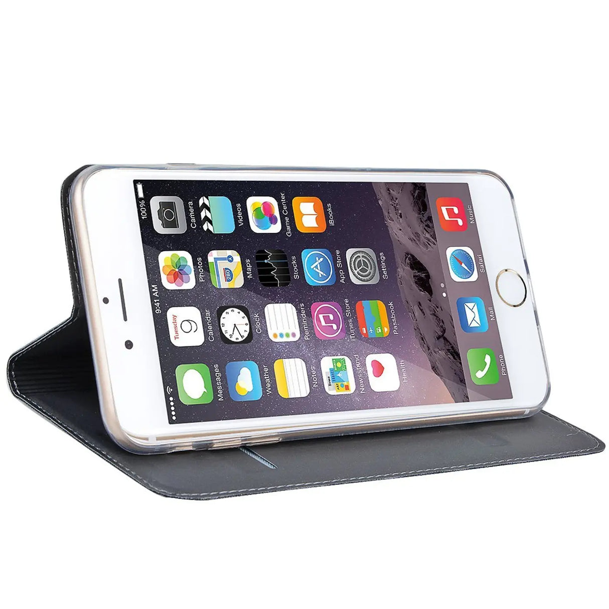 Magnetische Klapphülle für iPhone 7 Plus / 8 Plus, schneller Zugriff