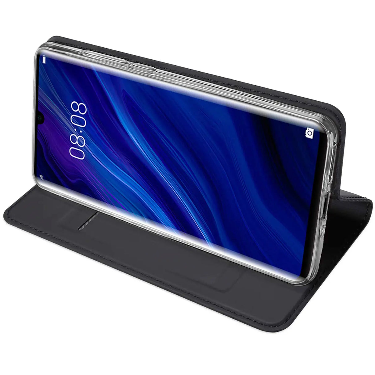 Magnetische Klapphülle für Huawei P30 Pro, schneller Zugriff