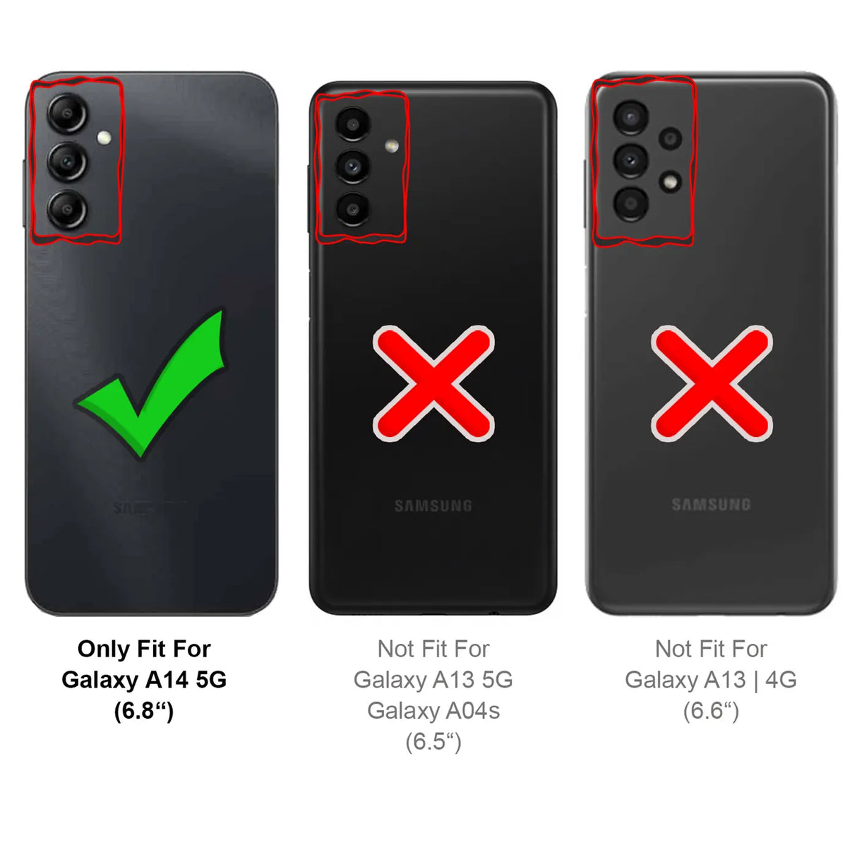 Samsung Galaxy A14 4G / 5G Rundumschutz Handyhülle mit 360 Grad Schutz