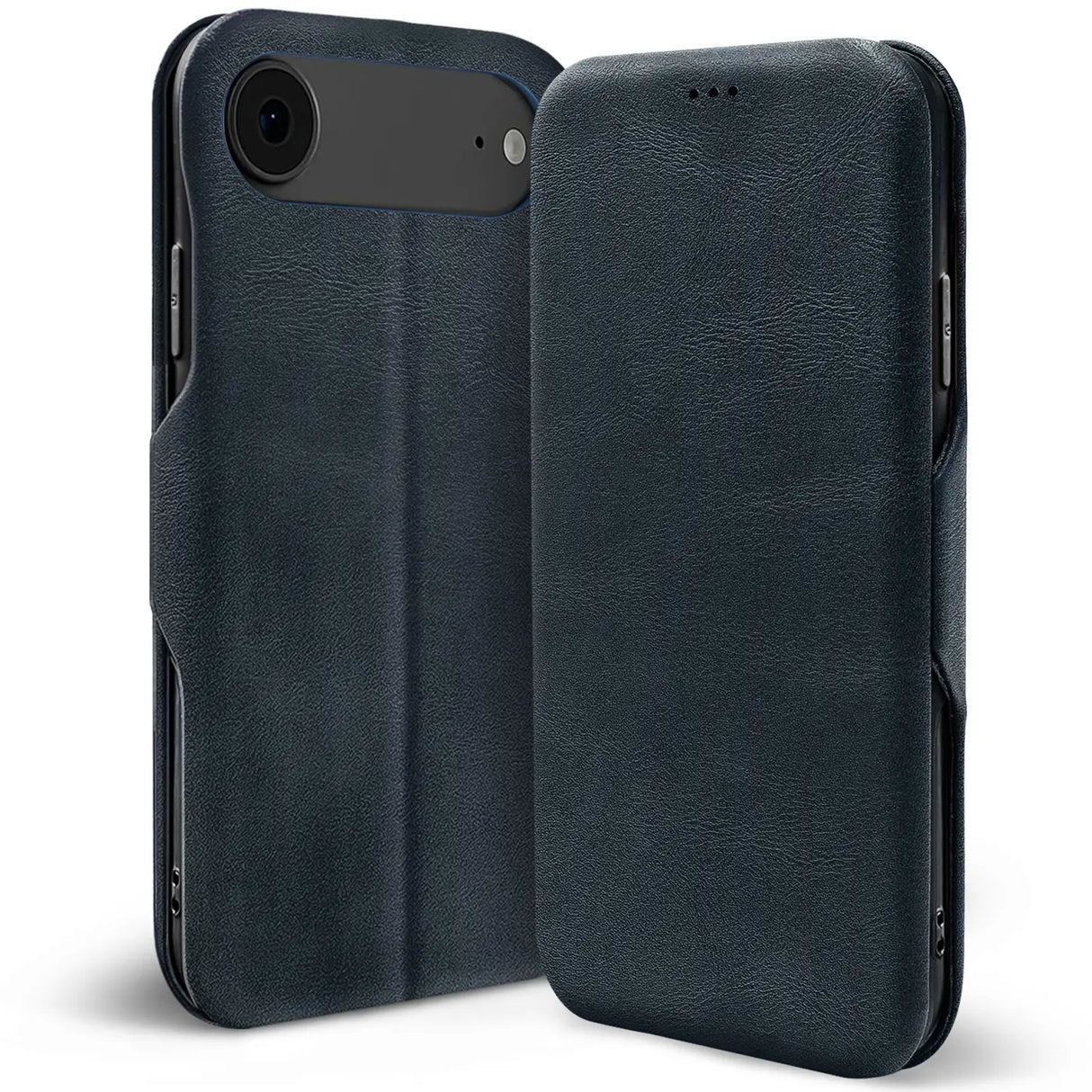 Robuste Klapphülle für Apple iPhone 17 Air mit Magnetverschluss in Blau