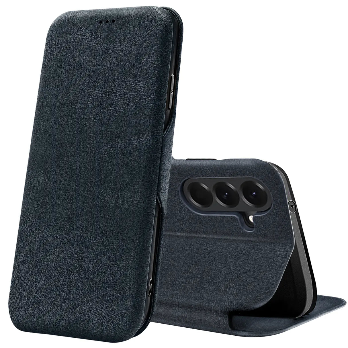 Robuste Klapphülle für Samsung Galaxy A37 5G mit Magnetverschluss in Blau