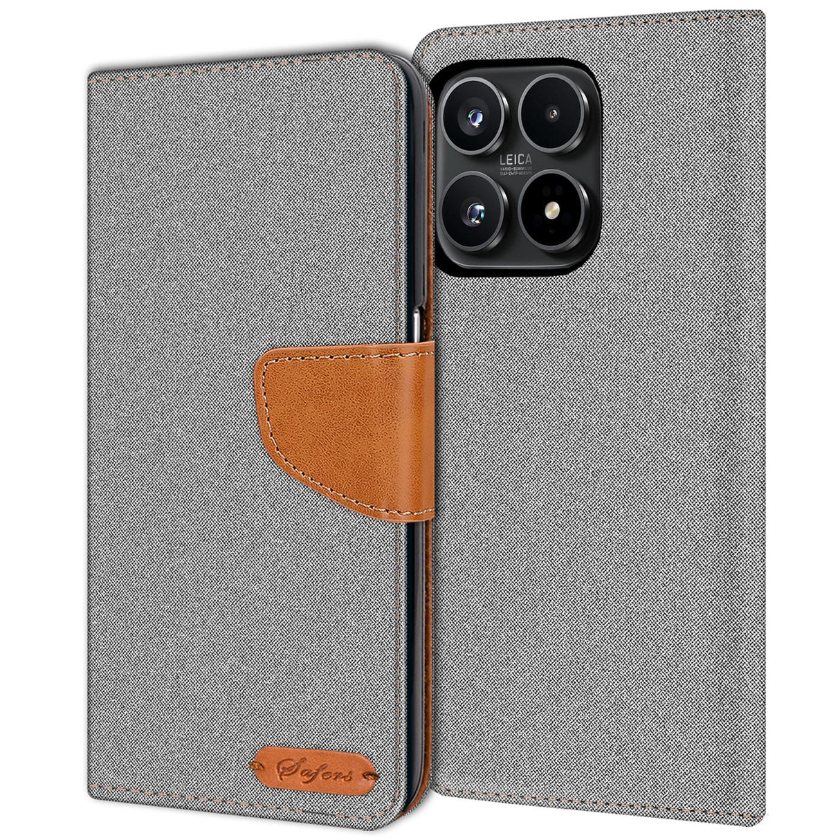 Xiaomi 17 - Textil Klapphülle Kartenfach