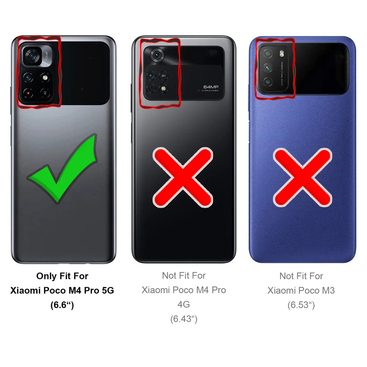 Xiaomi POCO M4 Pro 5G Klapphülle im Jeanslook mit Karten- und Geldfach