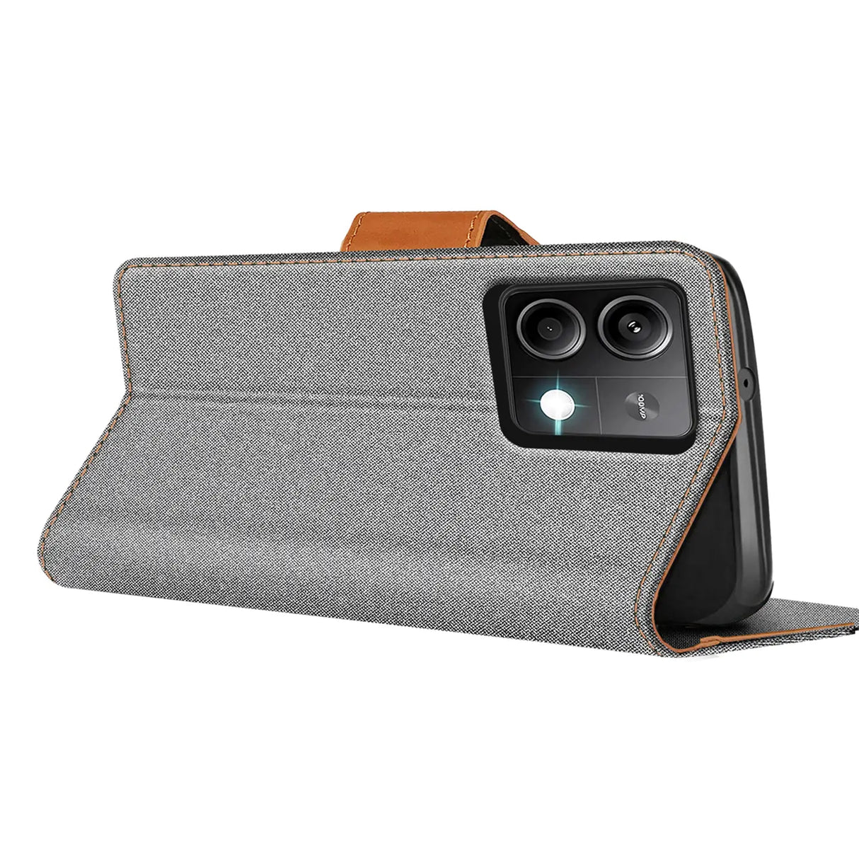 Xiaomi Redmi Note 13 5G Klapphülle im Jeanslook mit Karten- und Geldfach