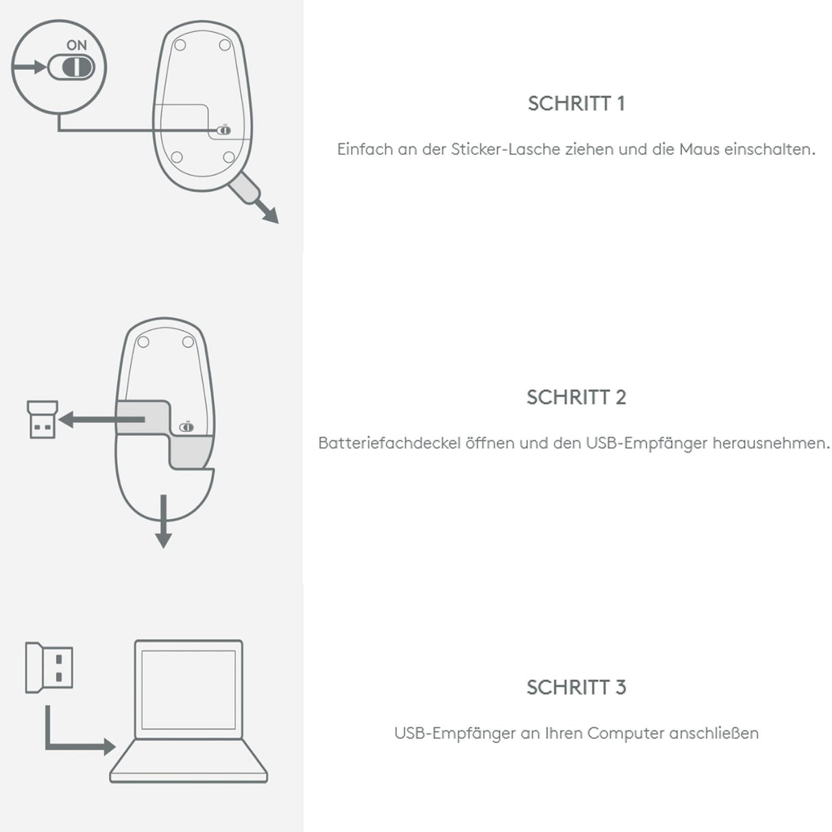PC-Maus LOGITECH M190 - Anthrazit