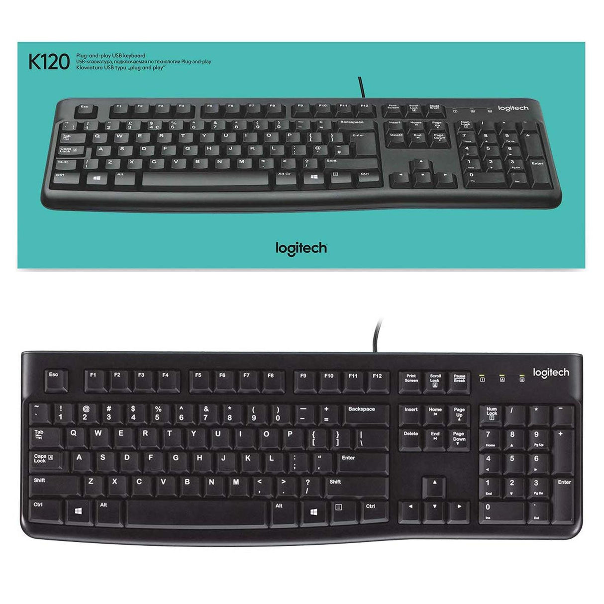 PC Tastatur LOGITECH K120