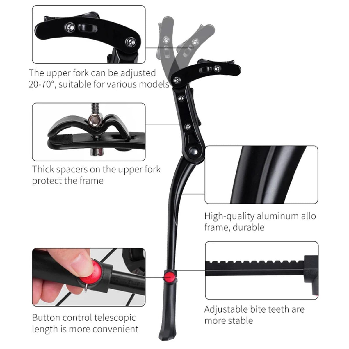 Rockbros Fahrradständer verstellbar aus Aluminium Default Title