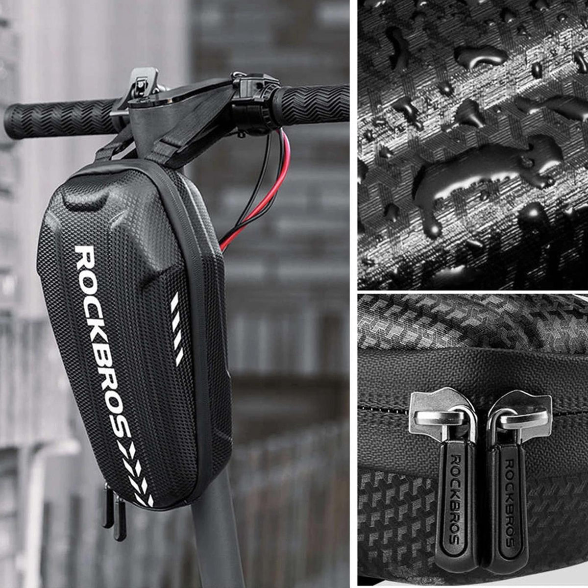 Rockbros Scooter & Lenkertasche – 3L Hardcase Default Title