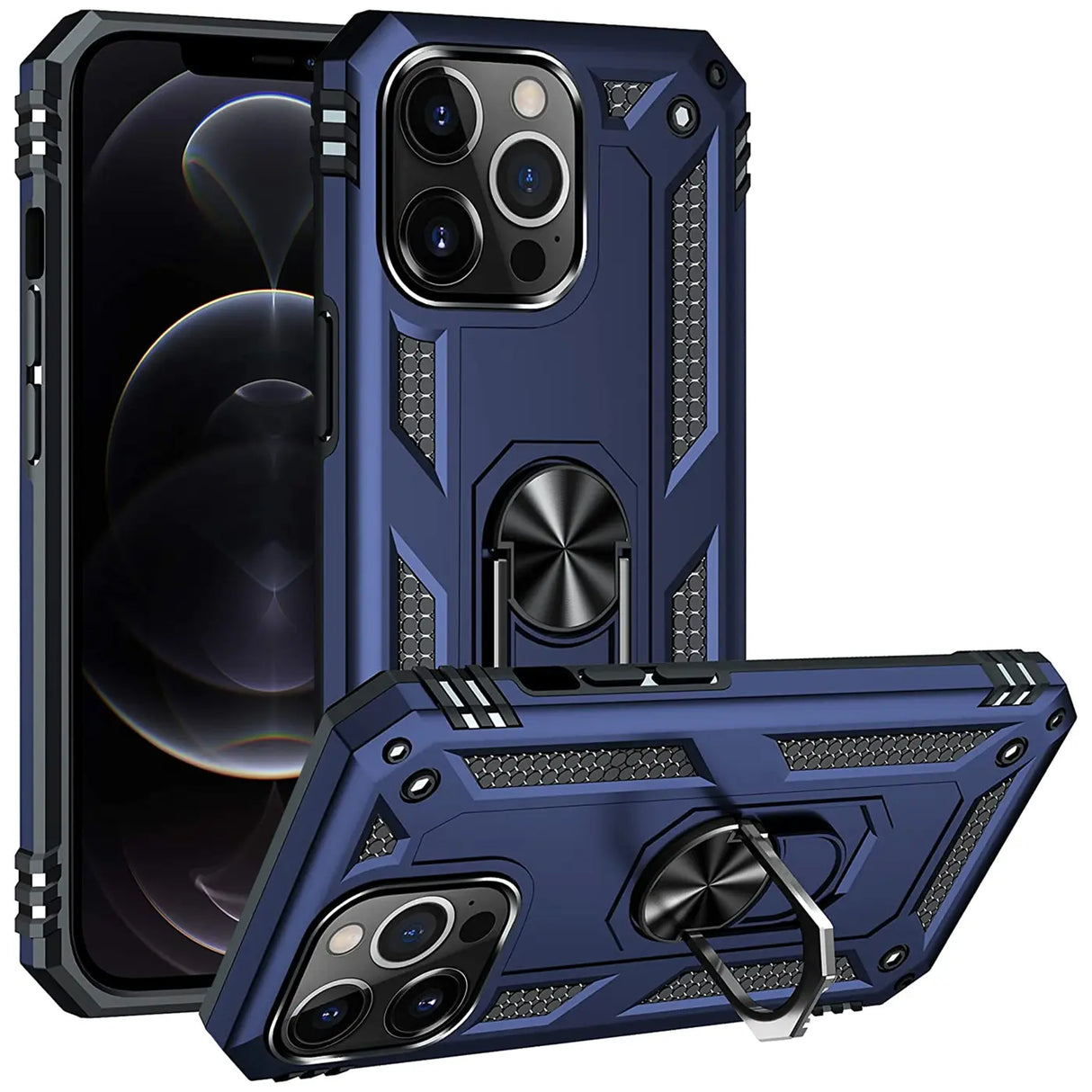 Härte getestete, stoßdämpfende Handyhülle für iPhone 12 Pro Max in Blau