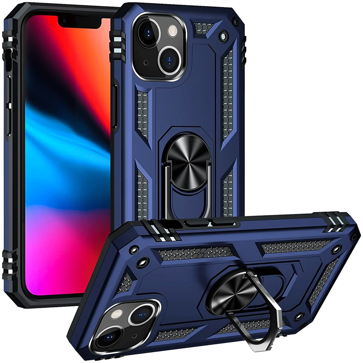 Härte getestete, stoßdämpfende Handyhülle für iPhone 13 Mini in Blau