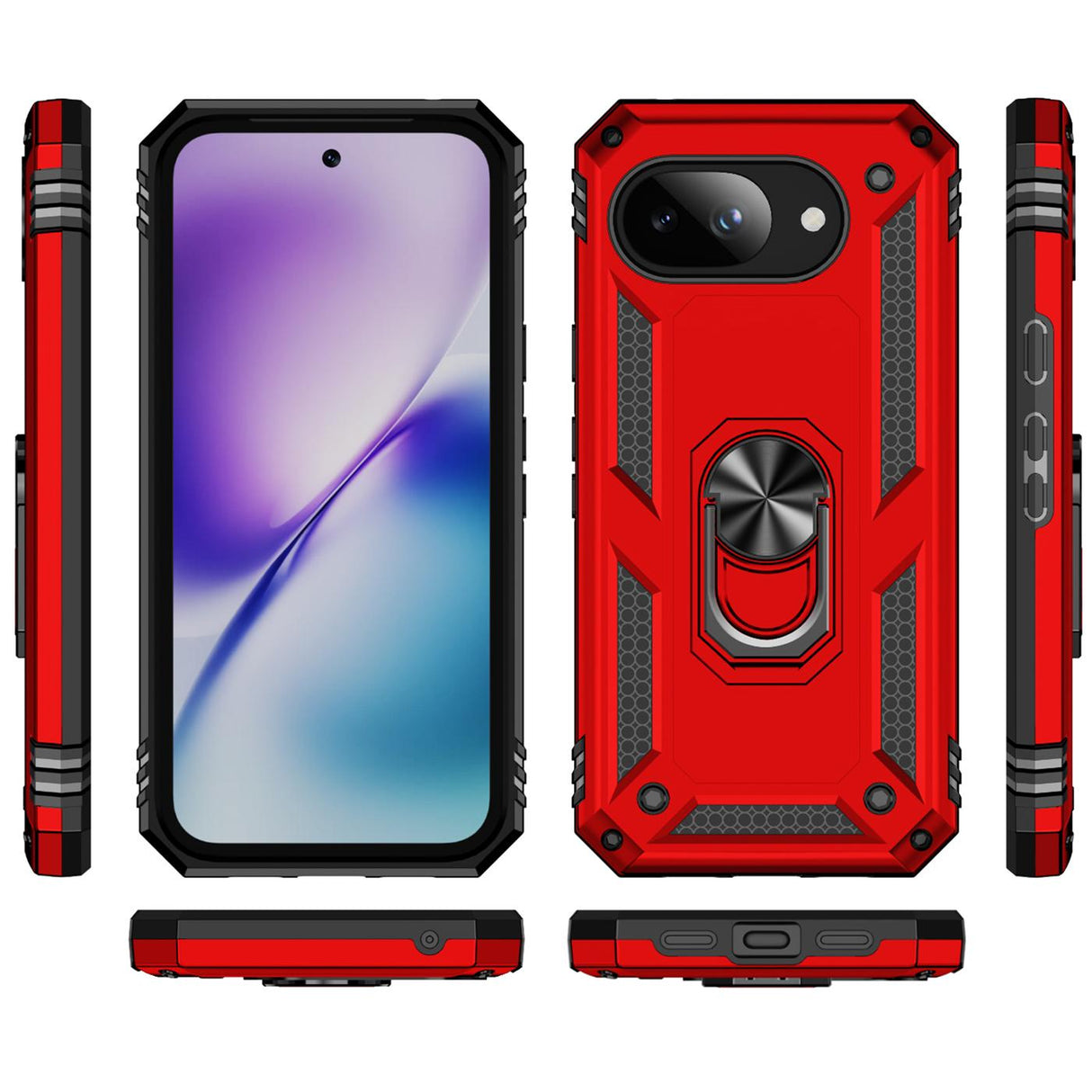 Google Pixel 10a - Military Hülle mit Ringhalter