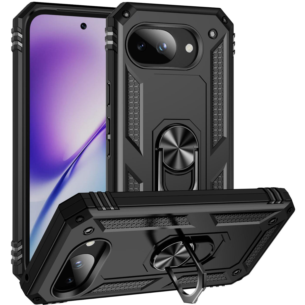 Google Pixel 10a - Military Hülle mit Ringhalter