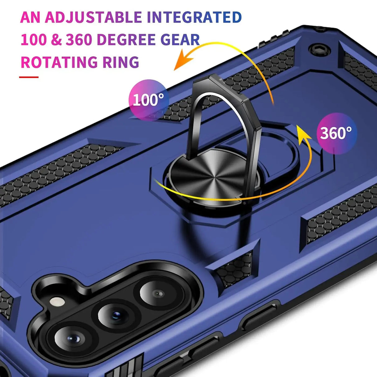 Härte getestete, stoßdämpfende Handyhülle für Samsung Galaxy A36 5G in Blau