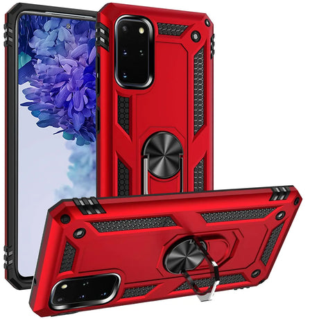 Härte getestete, stoßdämpfende Handyhülle für Samsung Galaxy S20 Plus in Rot