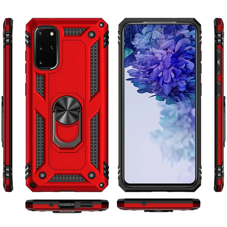 Härte getestete, stoßdämpfende Handyhülle für Samsung Galaxy S20 Plus in Rot