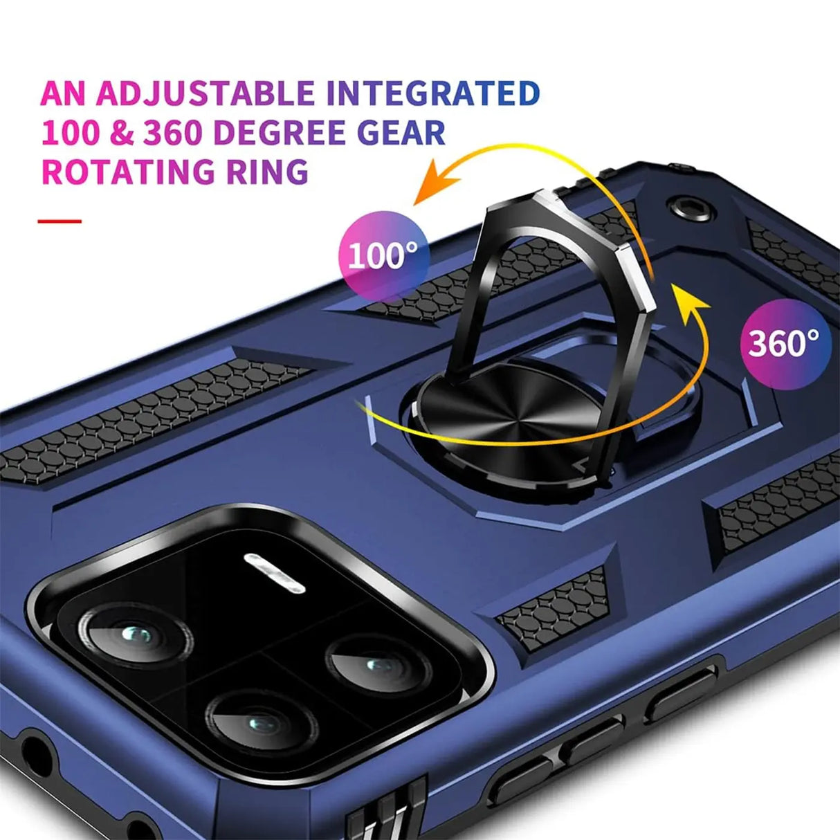 Härte getestete, stoßdämpfende Handyhülle für Xiaomi 13 in Blau