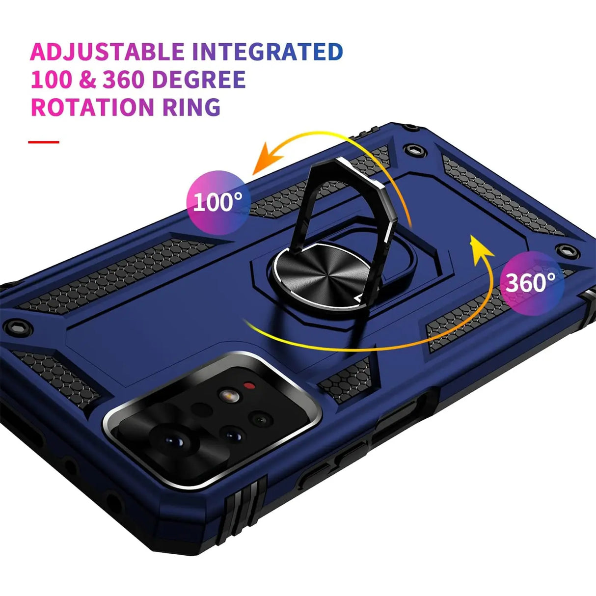 Härte getestete, stoßdämpfende Handyhülle für Xiaomi Redmi 10 in Blau