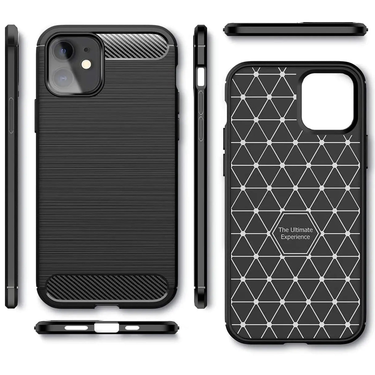 Stylische und elegante Handyhülle für iPhone 12 Mini in Carbonoptik