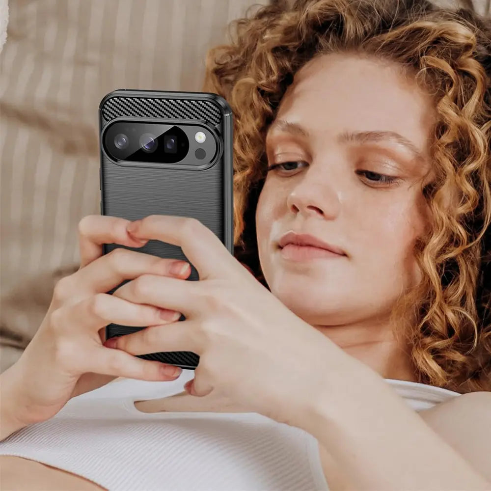 Stylische und elegante Handyhülle für Google Pixel 10 Pro in Carbonoptik