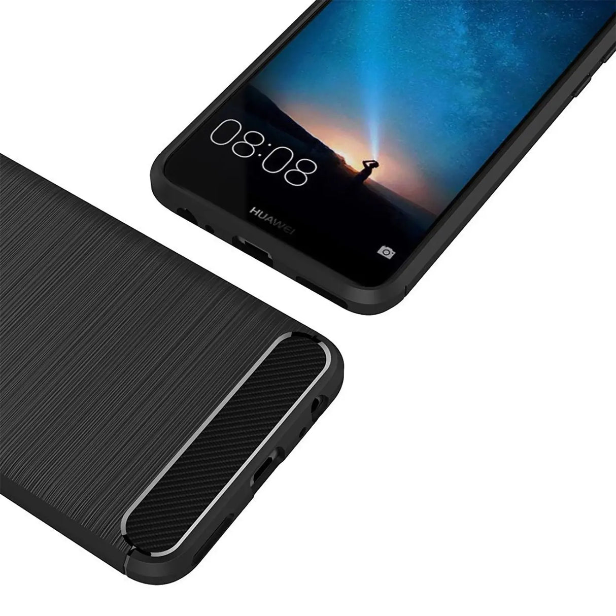Stylische und elegante Handyhülle für Huawei Mate 10 Lite in Carbonoptik