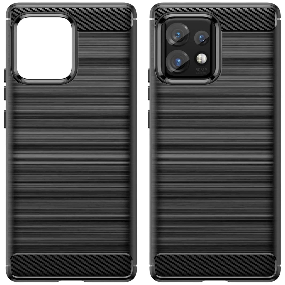 Stylische und elegante Handyhülle für Motorola Edge 40 Pro in Carbonoptik