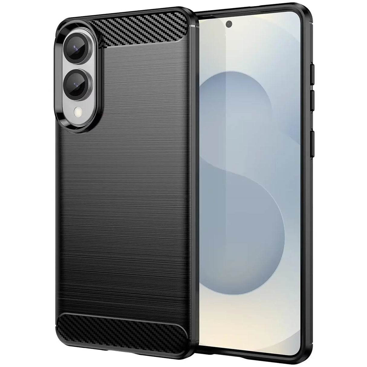 Stylische und elegante Handyhülle für Samsung Galaxy S25 Edge in Carbonoptik