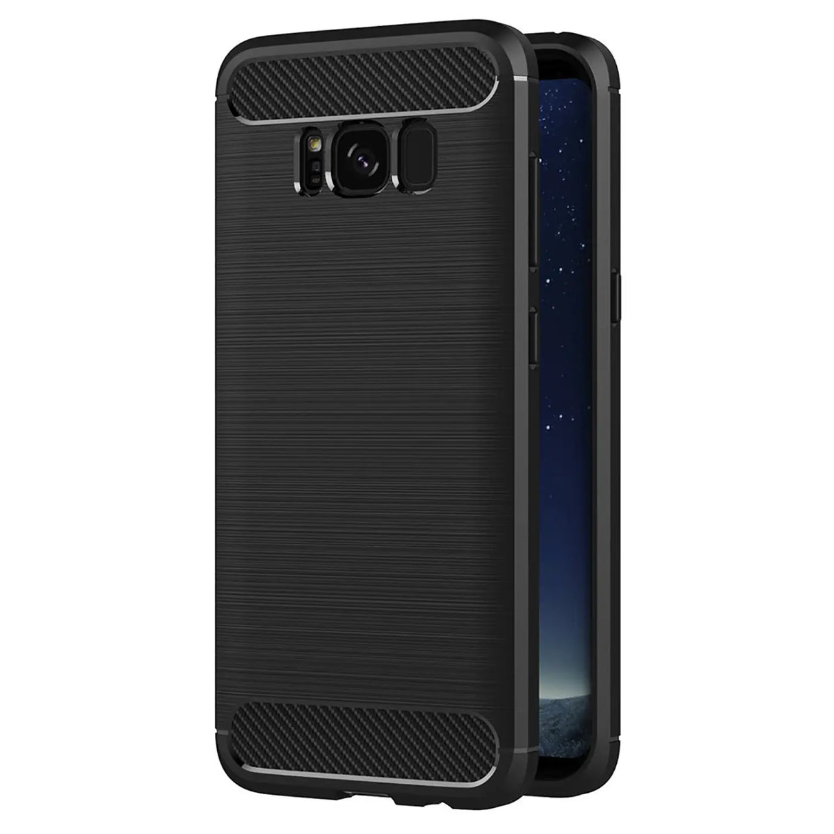 Stylische und elegante Handyhülle für Samsung Galaxy S8 Plus in Carbonoptik